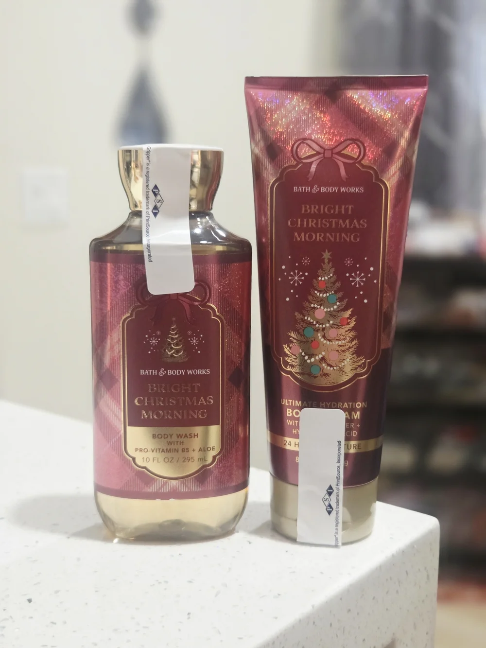 Bath & Body Works Bright Christmas Morning Body Wash & Body Cream (Disc Scent)